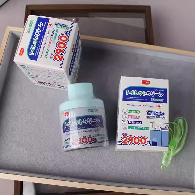 出日本单~升级加强型马桶除垢除味自动清洁剂
