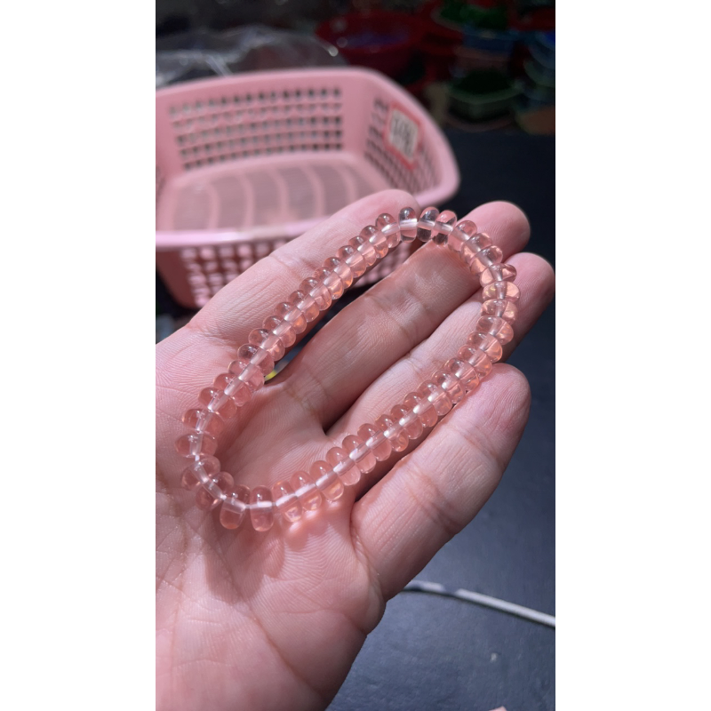 D 916 8 粉水算盘手串