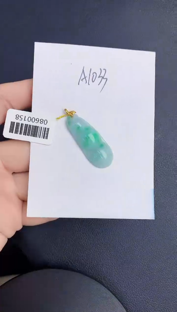 【闪购商品】翡翠颈饰18K金镶嵌0000000000