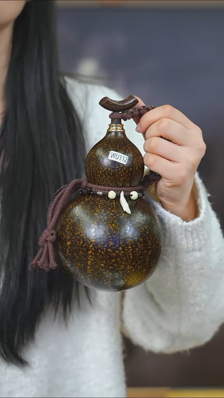 【闪购商品】WU112老栗大容量酒葫芦随缘发