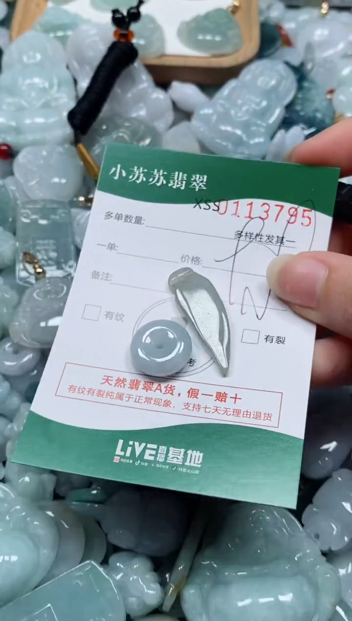 【闪购商品】翡翠未镶嵌颈饰闪购商品0113795