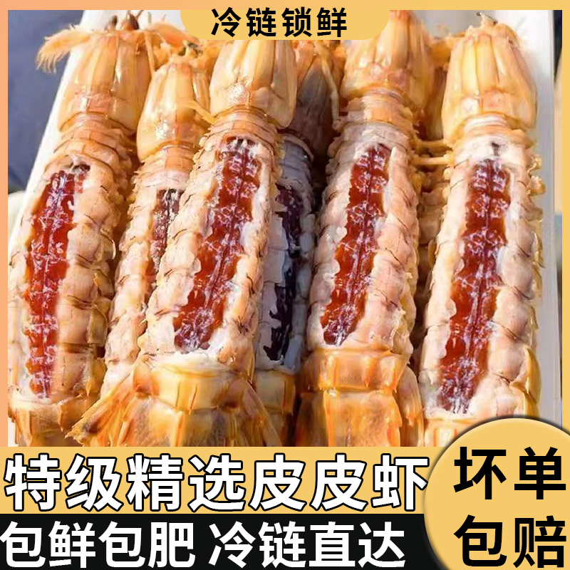 【2斤熟冻发货】母皮皮虾包带黄带膏富贵虾皮皮虾 一斤14只左右
