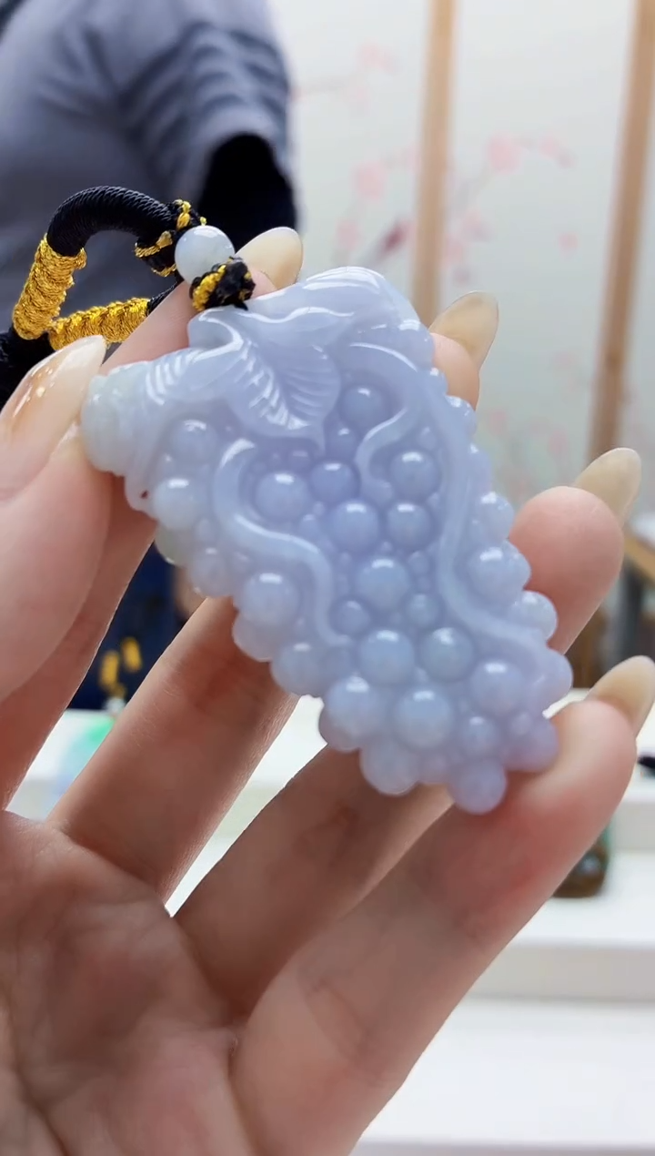 未镶嵌定制翡翠5060jw-毛货挂件18