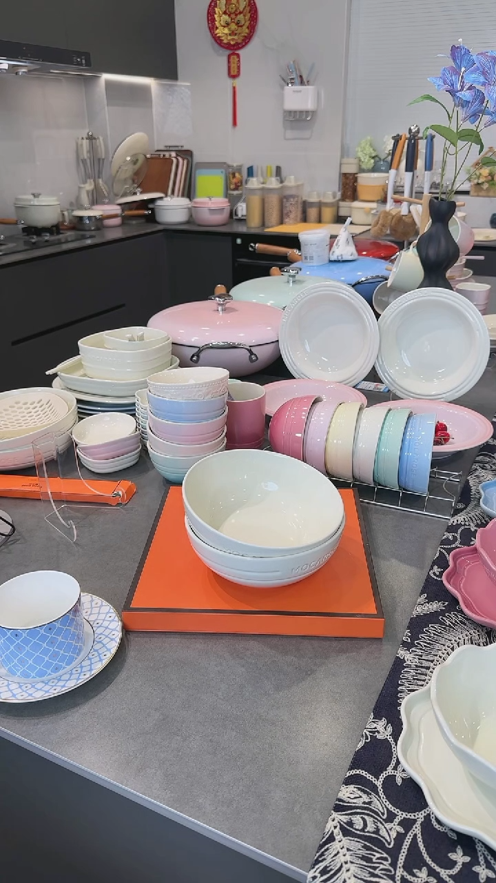 【闪购商品】瓷【2个装】炻彩汤面碗18cm-松露白