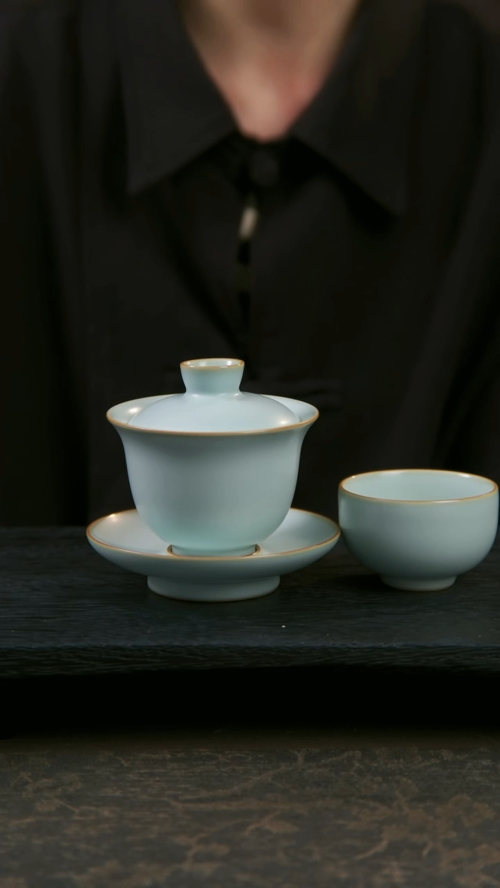 【闪购商品】杯望月盖碗！限时钜惠1080赠送温文杯