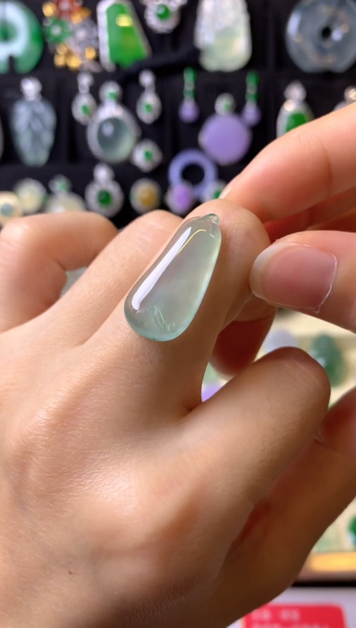 【闪购商品】定制翡翠未镶嵌1裸玉（客户意向镶嵌）