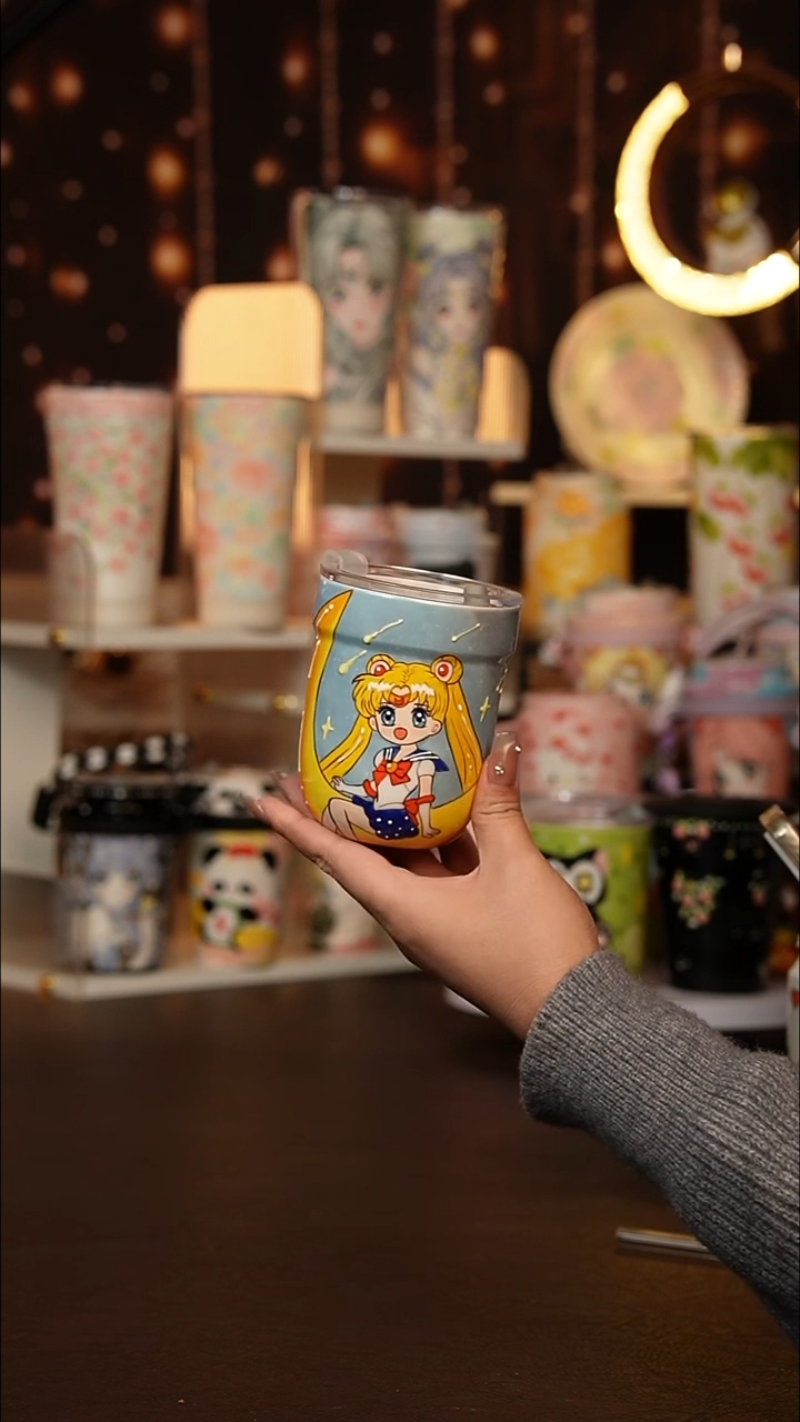 (玉泥）景德镇手工手绘文创陶瓷杯