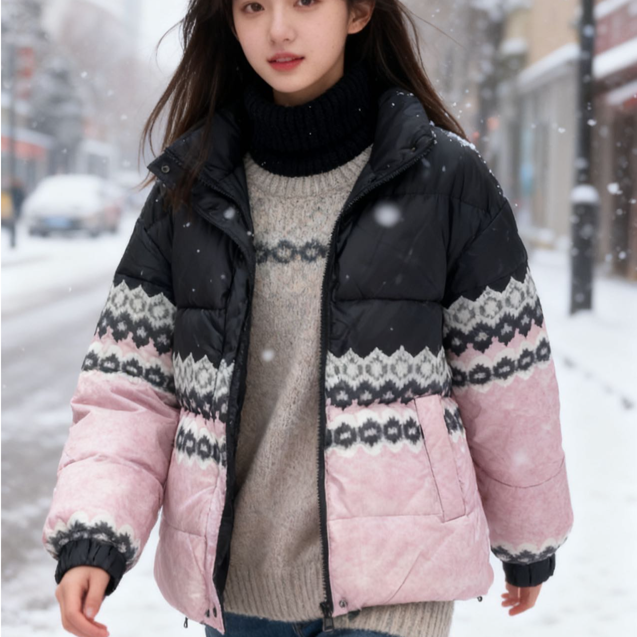 9815639高端专享老林家儿童冬款羽绒服粉色（靠谱）