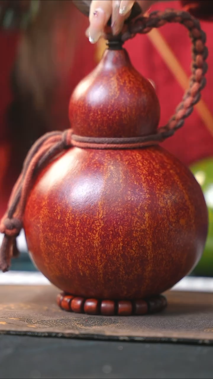 【闪购商品】WZ219大漆酒葫芦不包手串及旋转底座