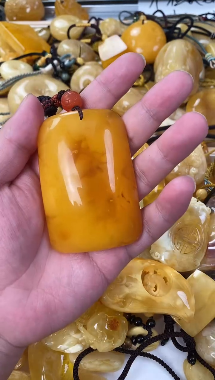 裸石琥珀未镶嵌天然琥珀蜜蜡