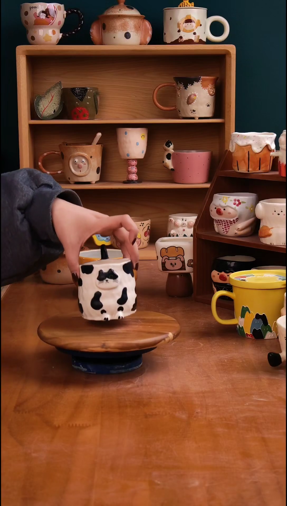 摆件陶景德镇原创手工陶瓷