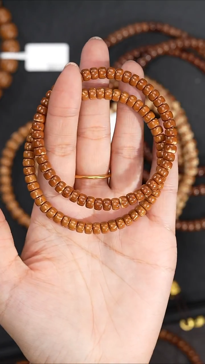 手串紫金鼠6mm黄金甲实心鼠