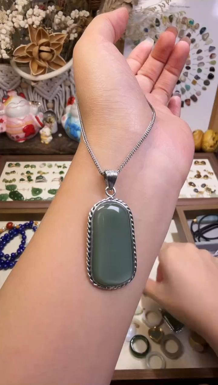 水晶摆件未镶嵌项链