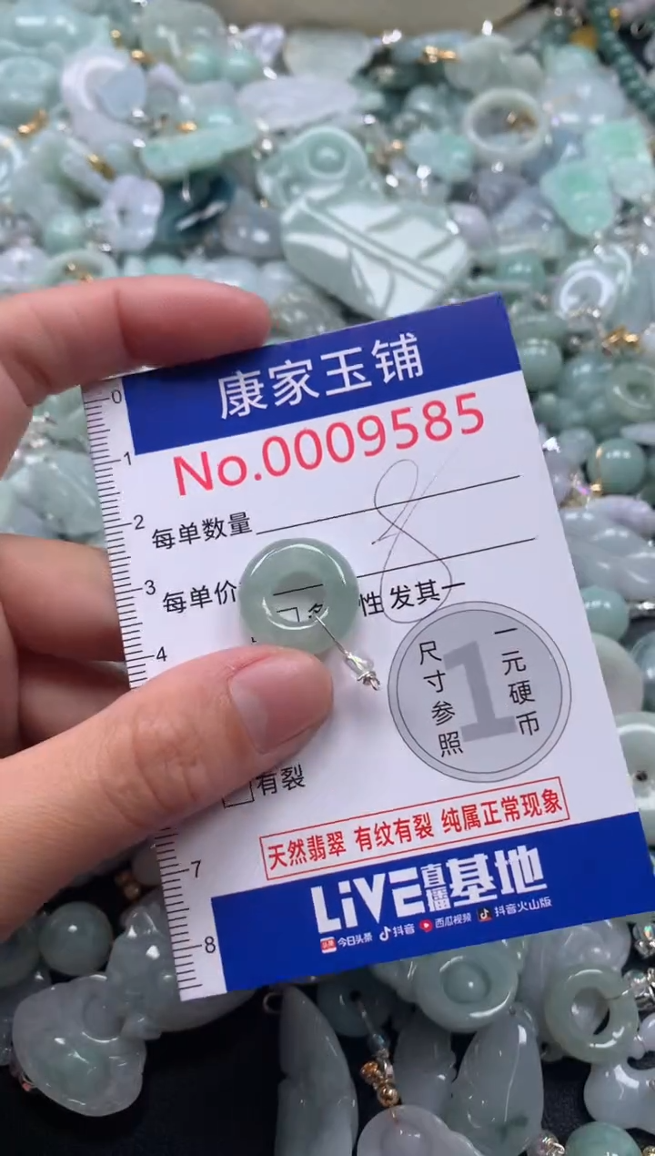 颈饰未镶嵌翡翠9585