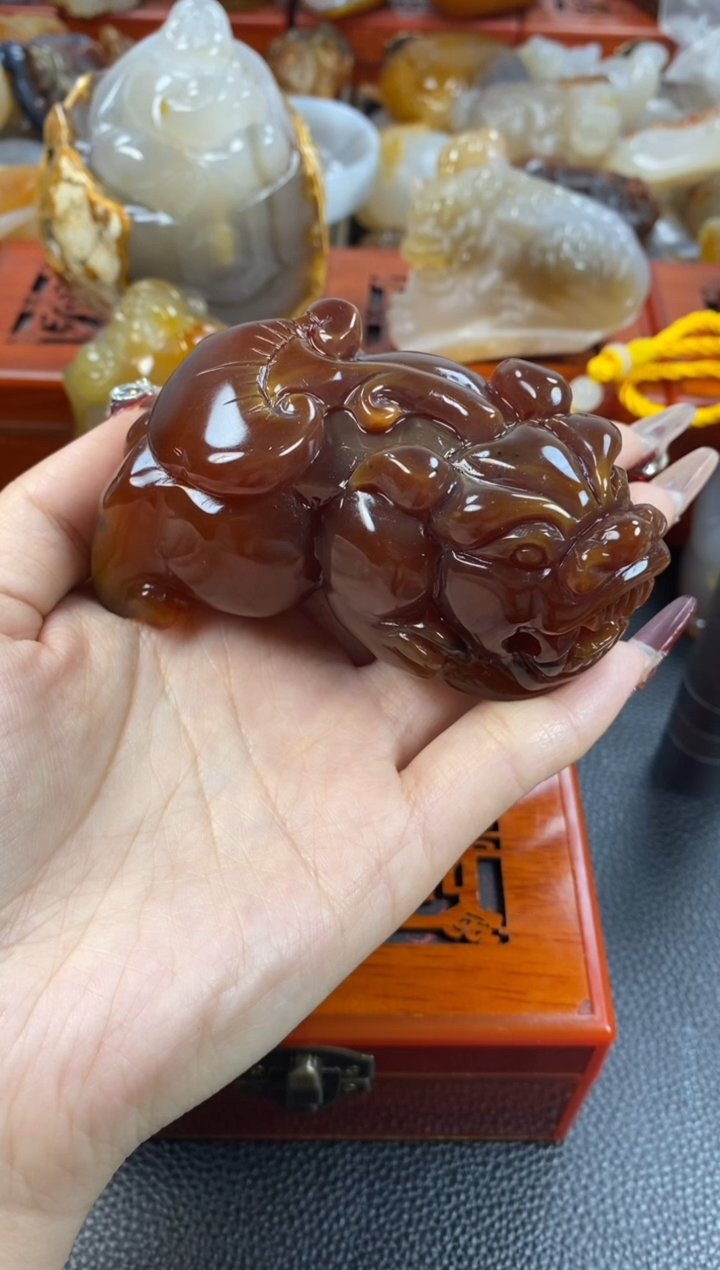 【闪购商品】玛瑙/玉髓手把未镶嵌1