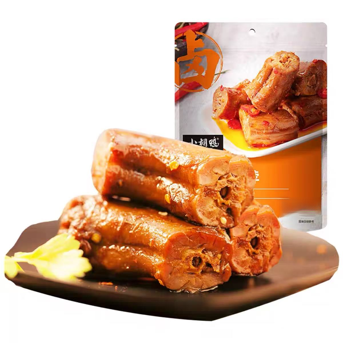 【26.5月到期】小胡鸭香辣鸭脖香脆甜辣鸭脖子门店同款卤味小吃70g