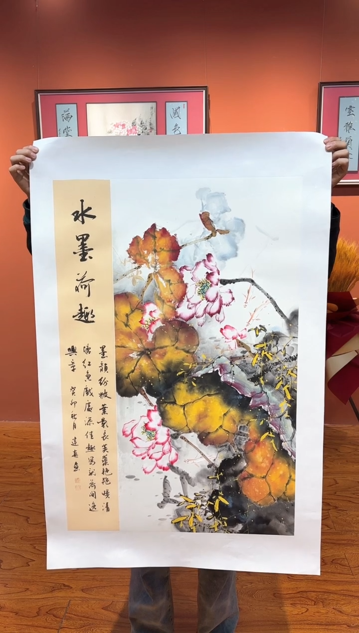 【闪购商品】国画周建真老师绘画作品18-1