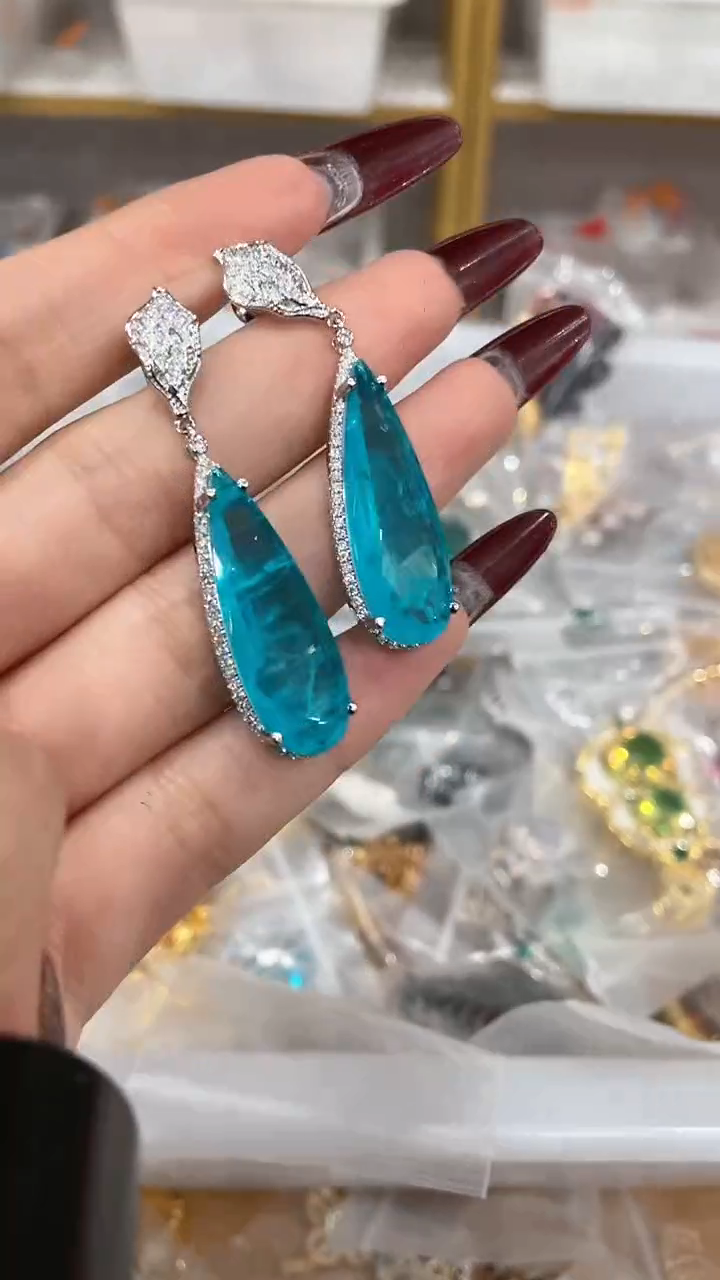 【闪购商品】合成钻石合金q752时尚气质饰品