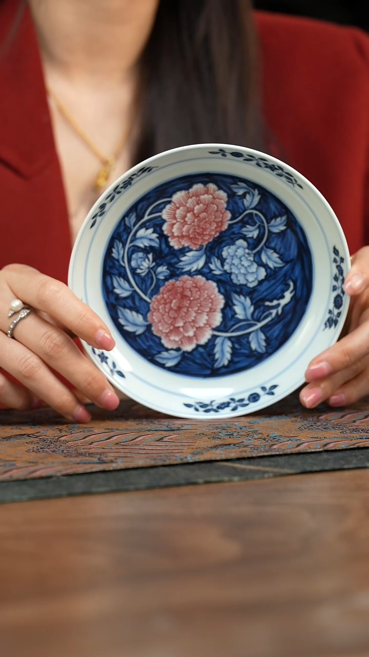 【闪购商品】阳春白雪 蓝底牡丹