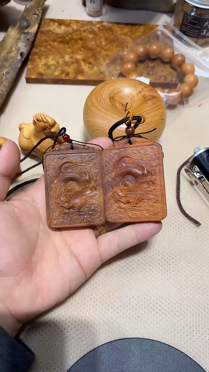 柏木（崖柏）南太行崖柏571龙行天下无事牌大尺寸