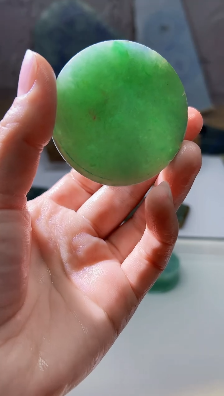 裸石翡翠天然翡翠A货玉 南 817