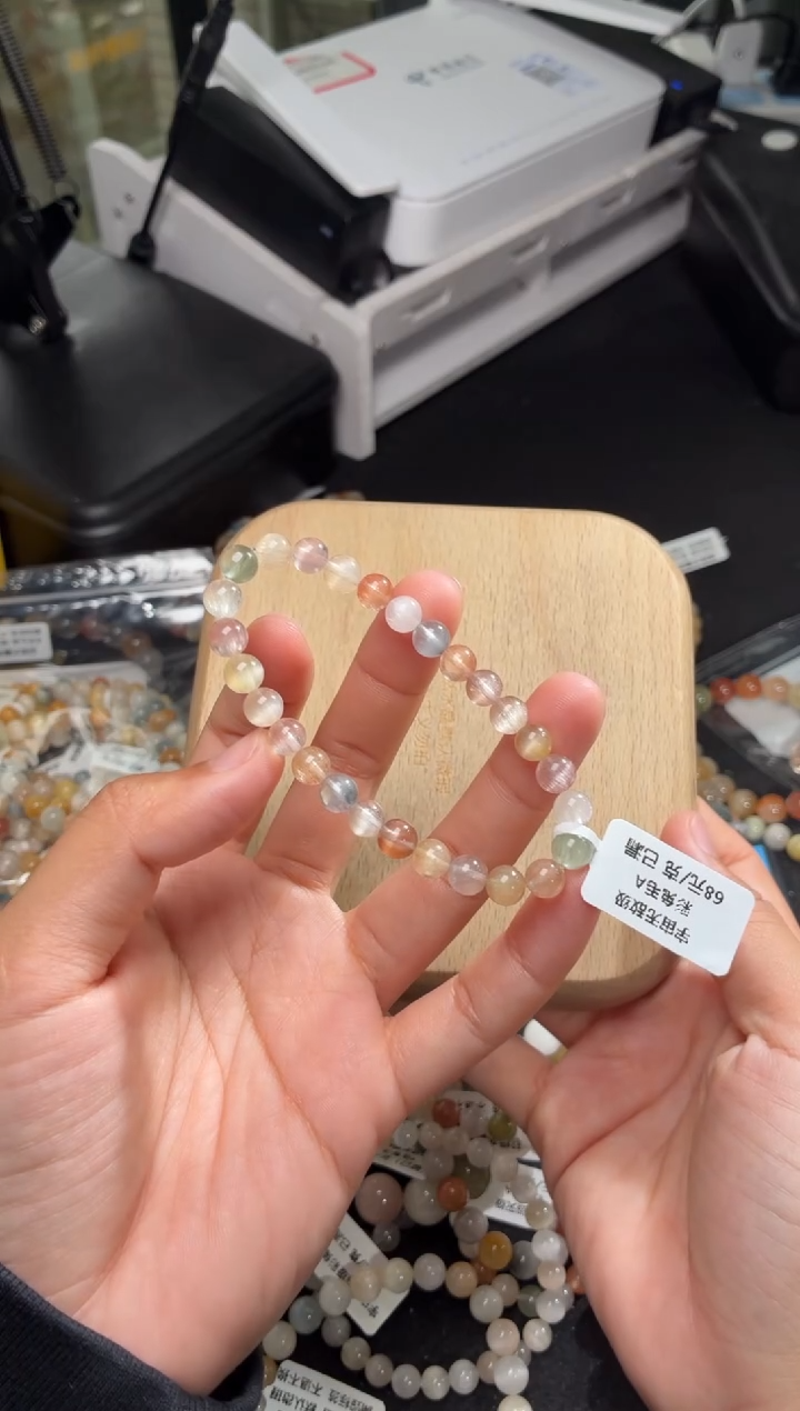 未镶嵌手链水晶36号多样性发一Z 6+