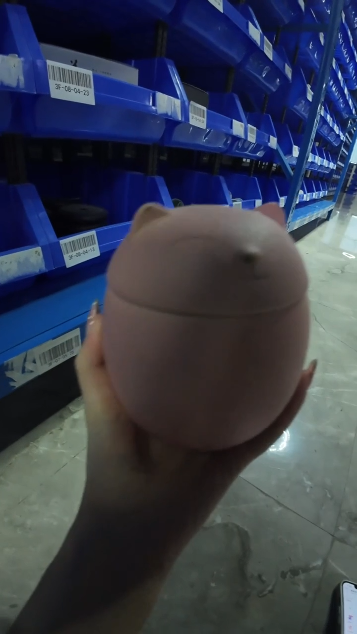 【粉】【猫栾中号茶叶罐】