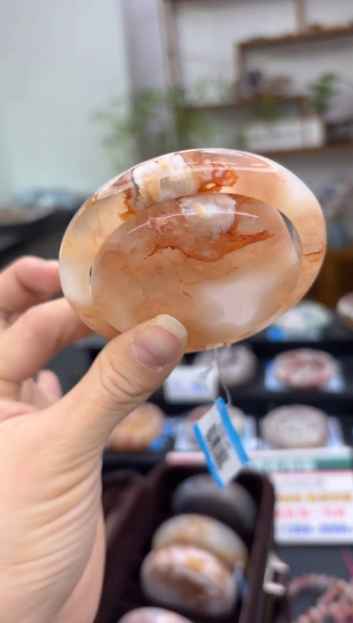 【闪购商品】石英质玉手镯未镶嵌C576(58圈赠送镯心)