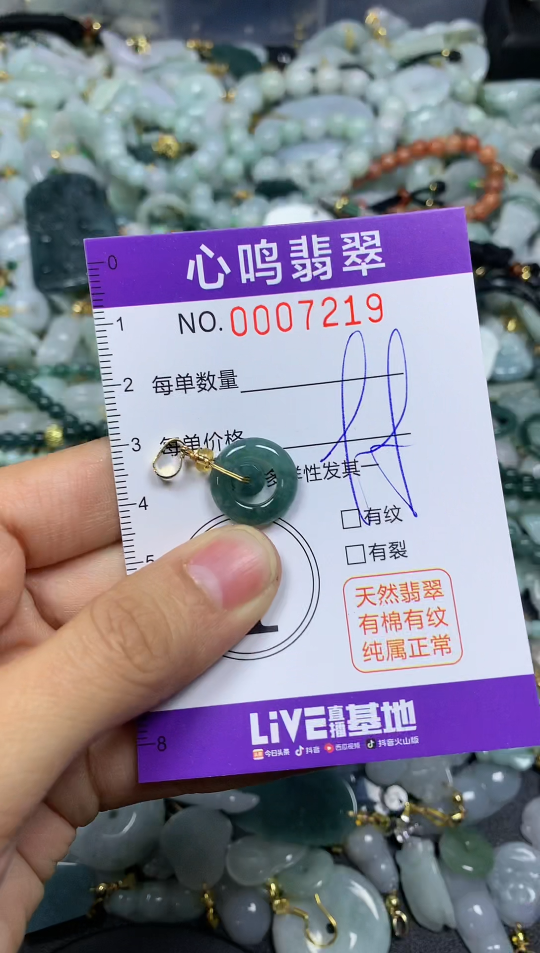 【闪购商品】翡翠颈饰未镶嵌闪购007219