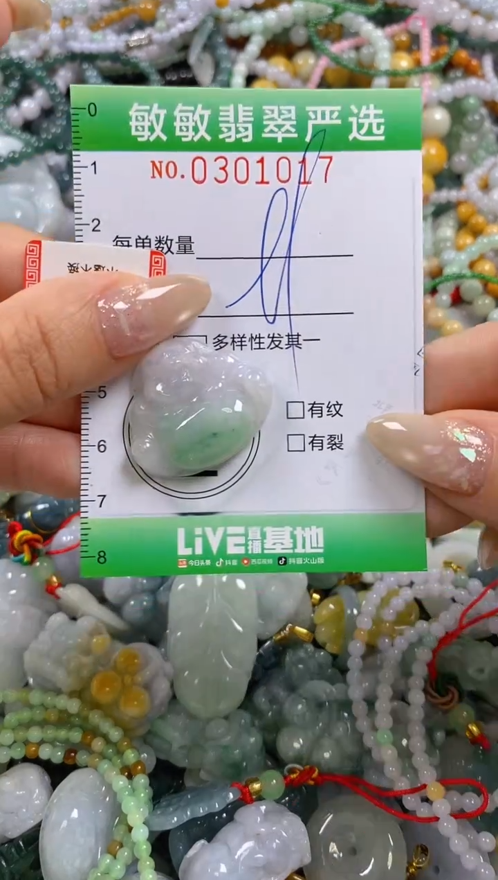 翡翠未镶嵌颈饰闪购0301017