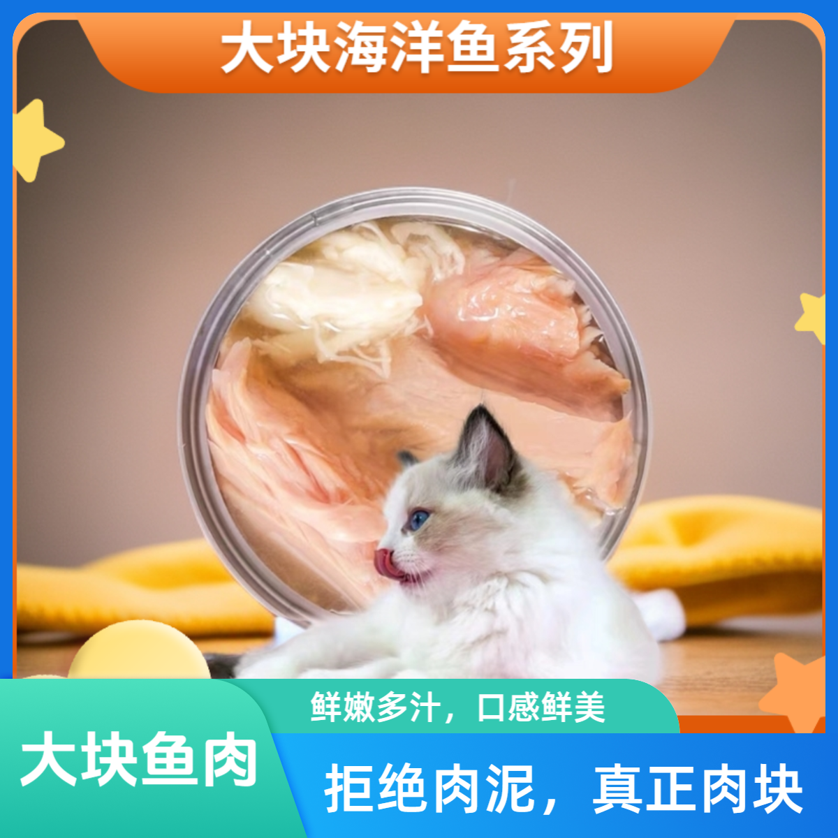 宠物罐头海洋鱼系列大罐