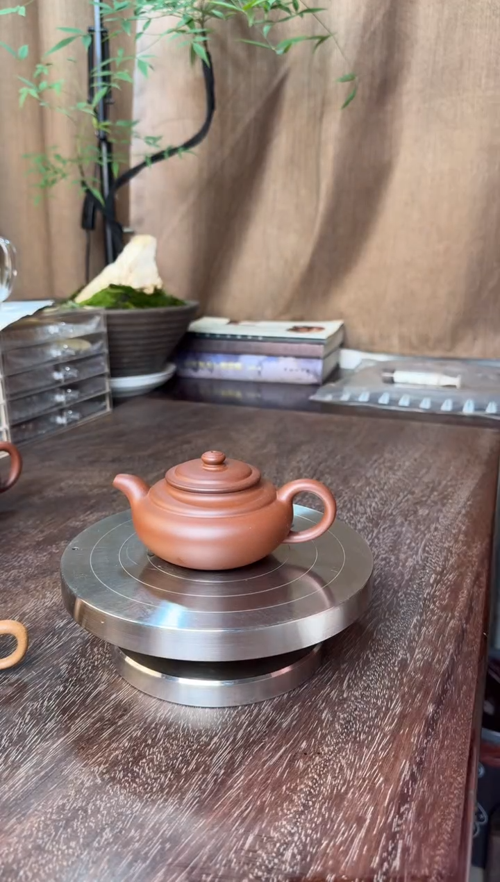 .想泉壶-半手精工（5号井红皮龙）180CC”封釉慎拍，不退不换“