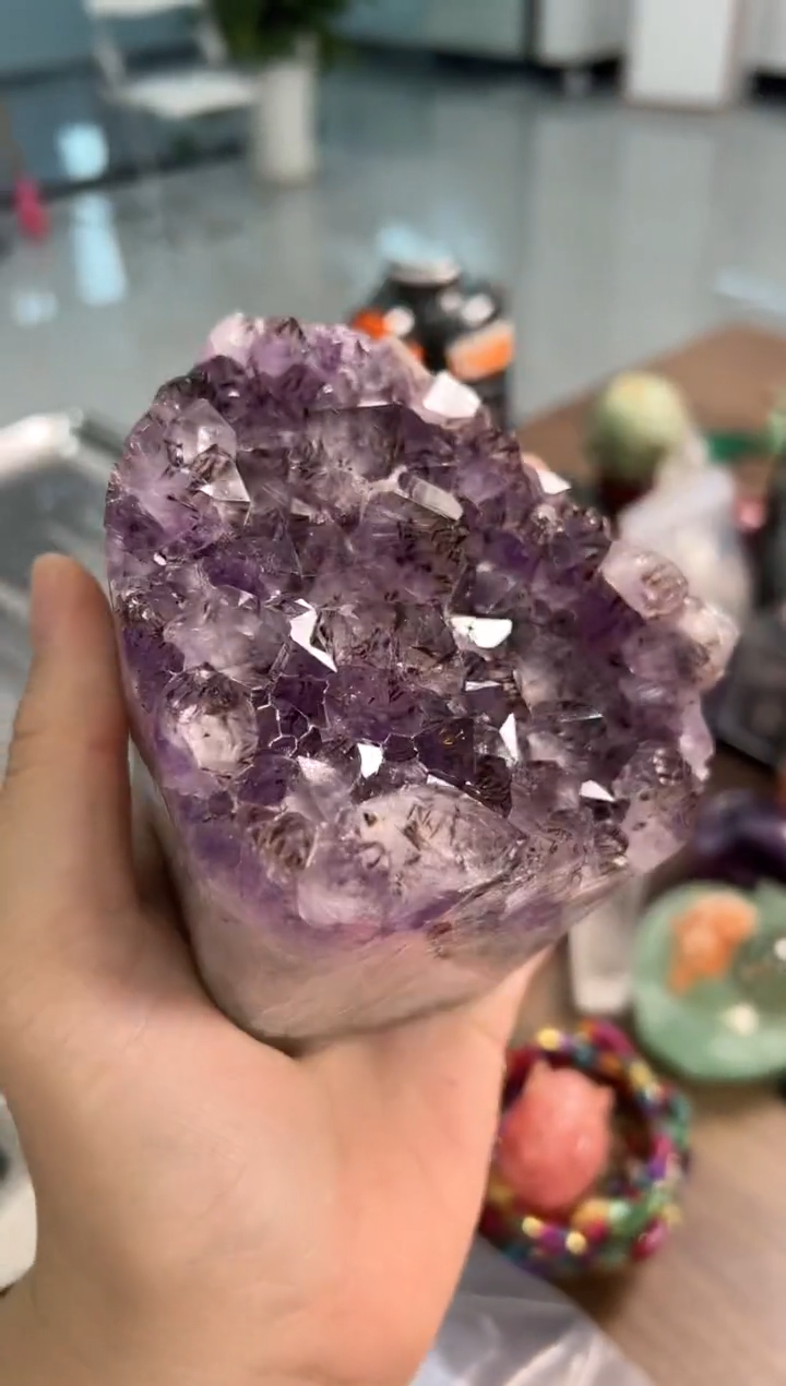 未镶嵌珠宝半成品水晶M922 约10.1cm