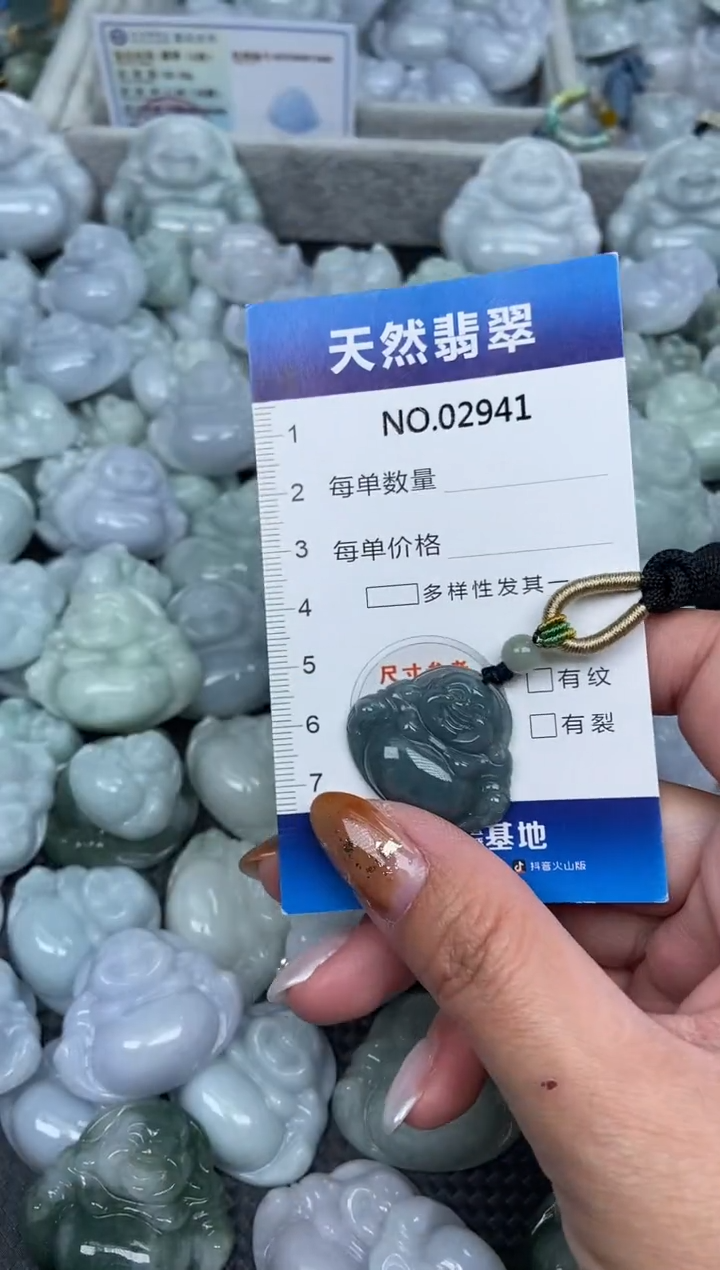 颈饰未镶嵌翡翠纯天然A货翡翠2941