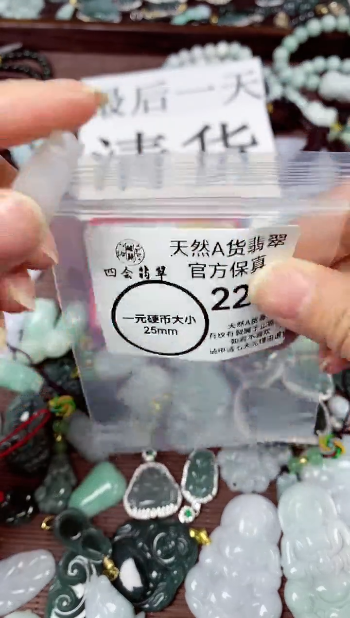 【闪购商品】翡翠颈饰未镶嵌天然A货翡翠2226