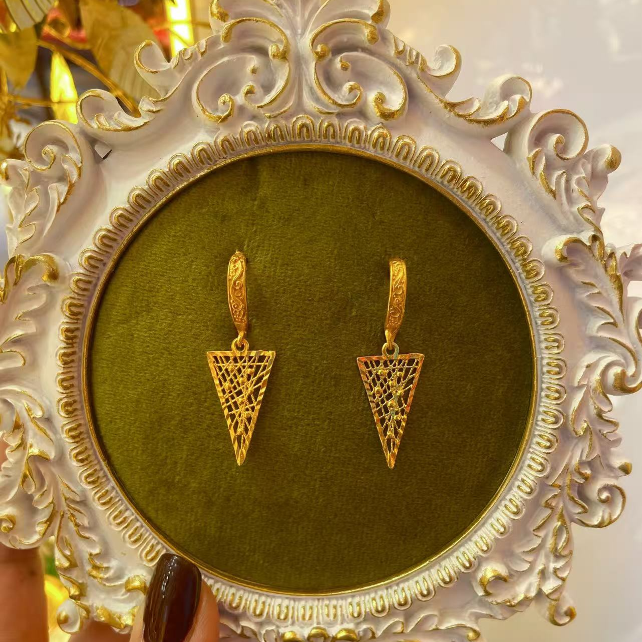 铜合金贝壳耳饰 ks altun 耳环