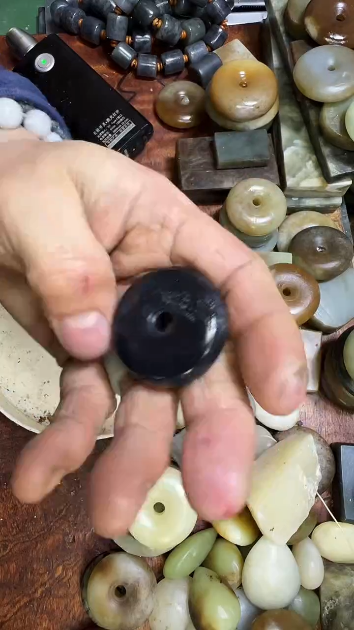 未镶嵌和田玉珠宝半成品自**相1