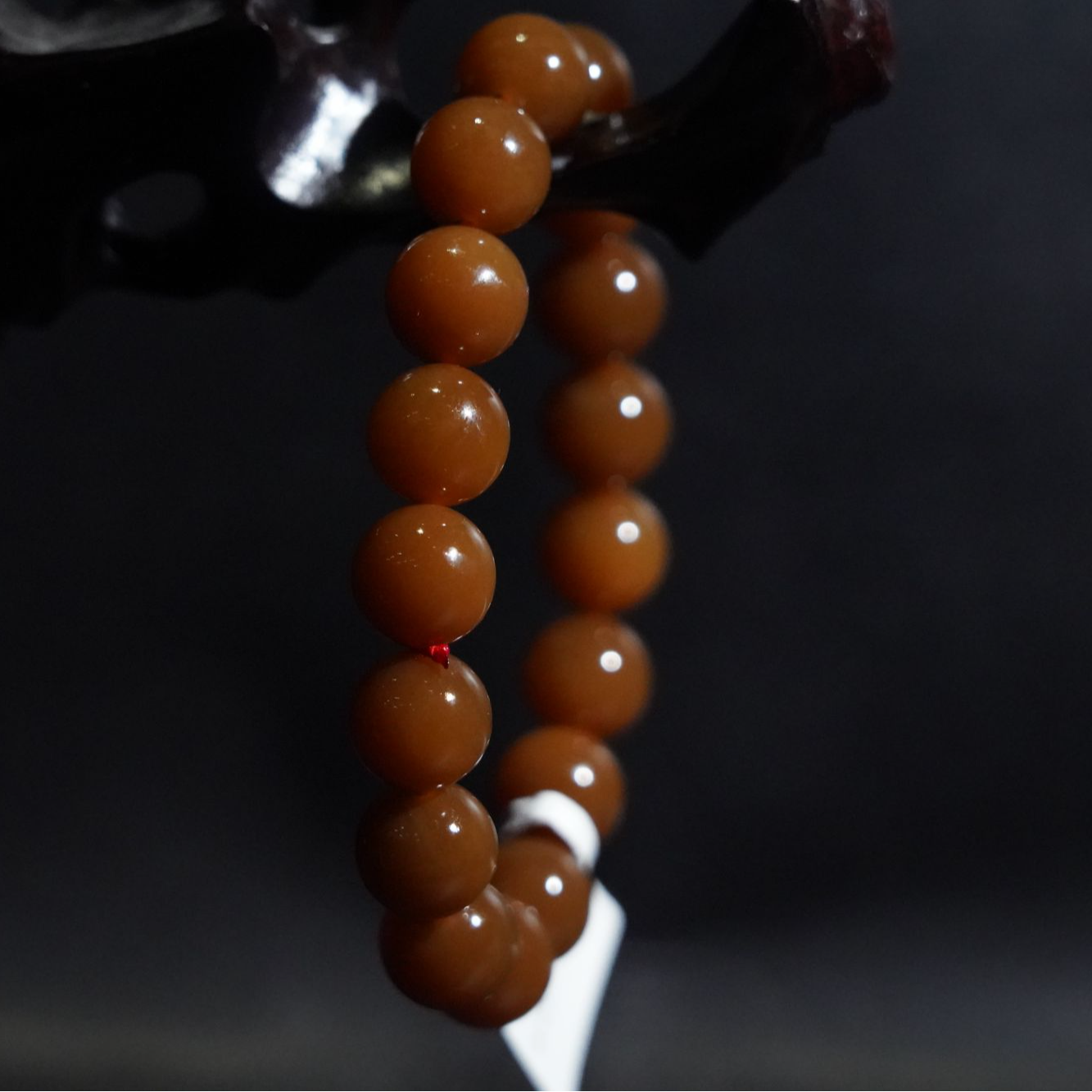 【新疆马爷珠宝】和田玉纯糖手串卡12