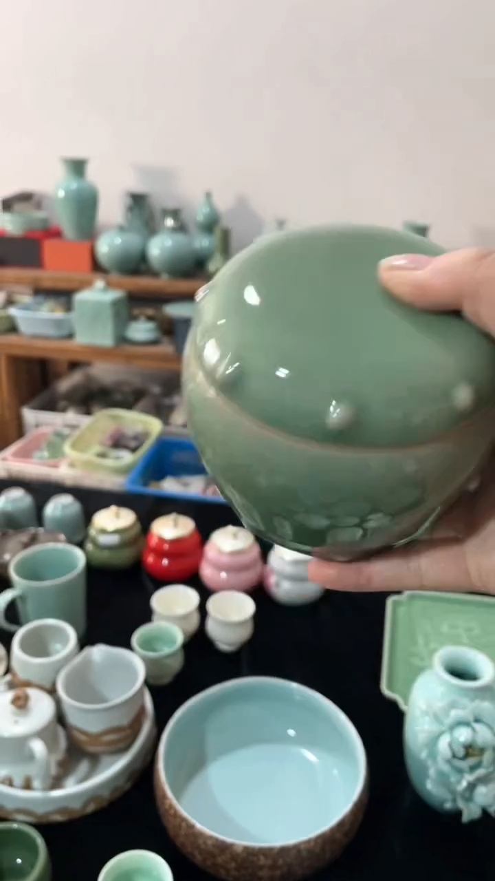 【闪购商品】特价 微瑕 慧仙青瓷