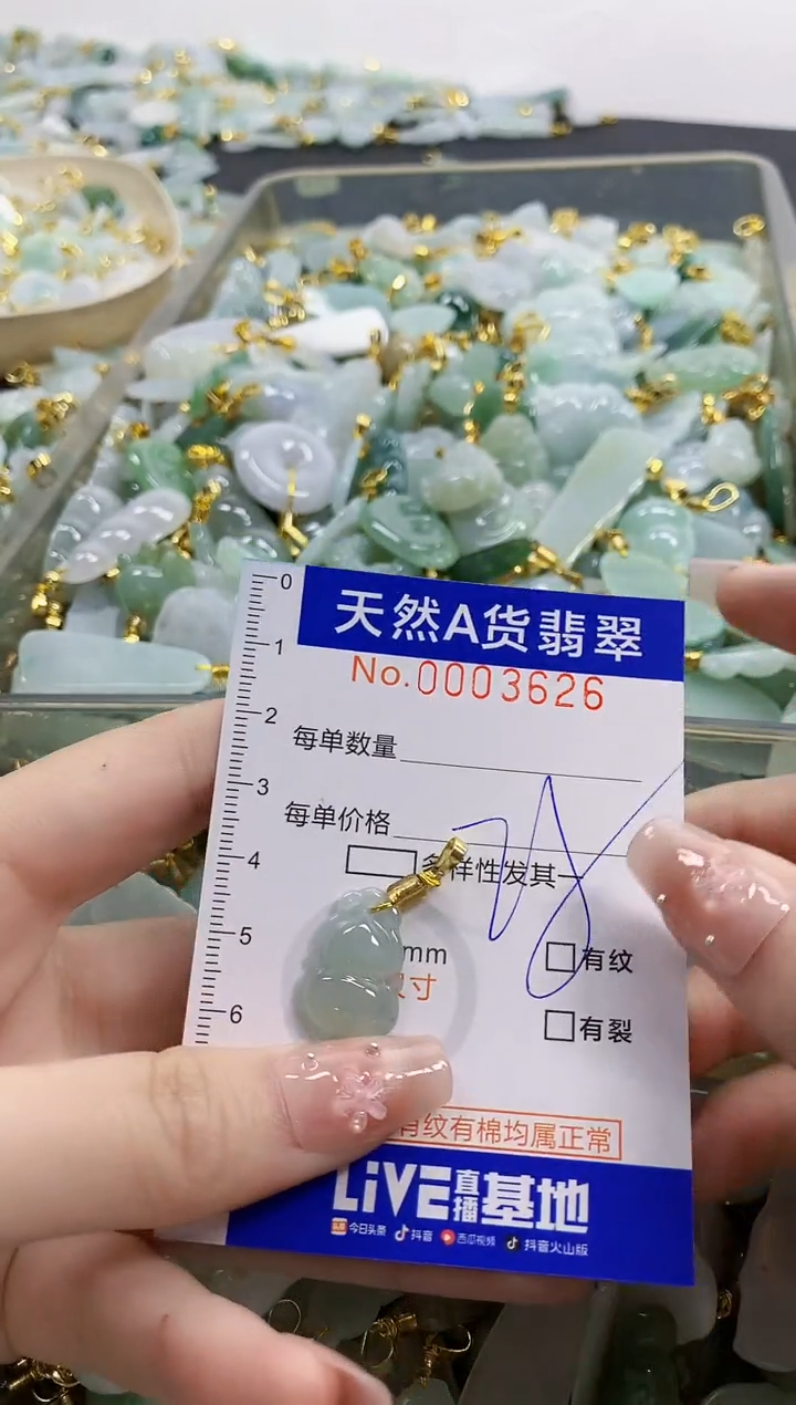 颈饰未镶嵌翡翠天然A货翡翠