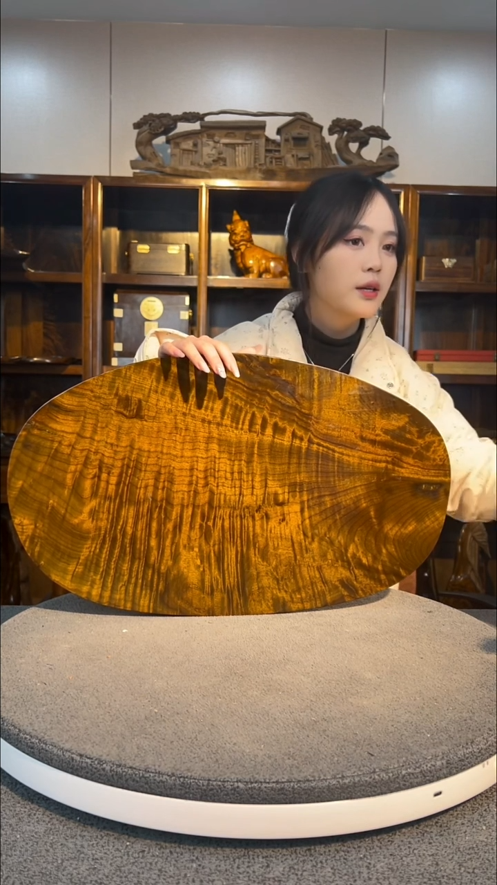 【闪购商品】金丝楠木艺干泡茶盘