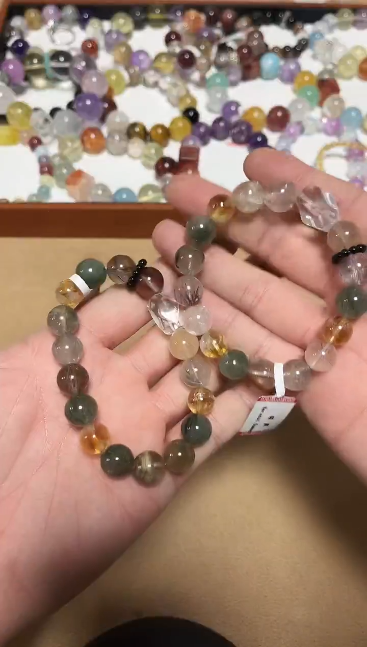 未镶嵌手链水晶20-36水晶多宝手串