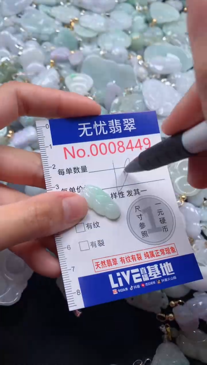 颈饰未镶嵌翡翠8449