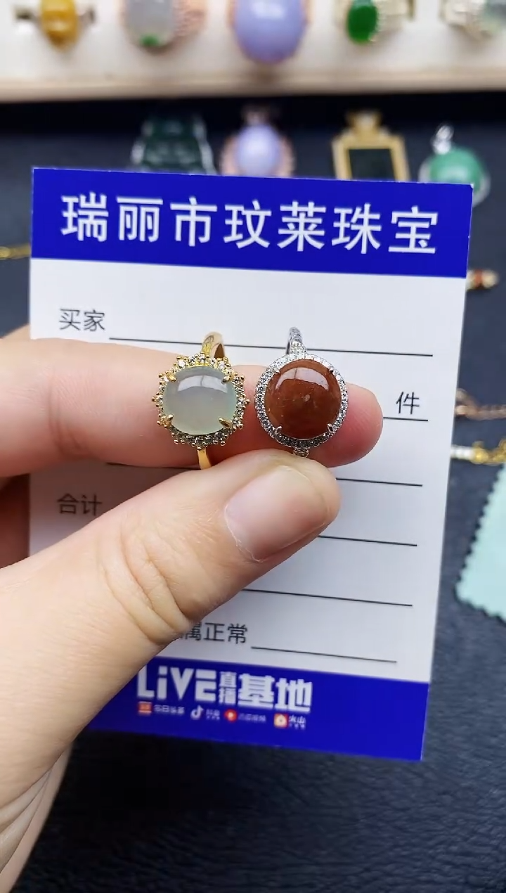【闪购商品】翡翠戒指银S925镶嵌11111