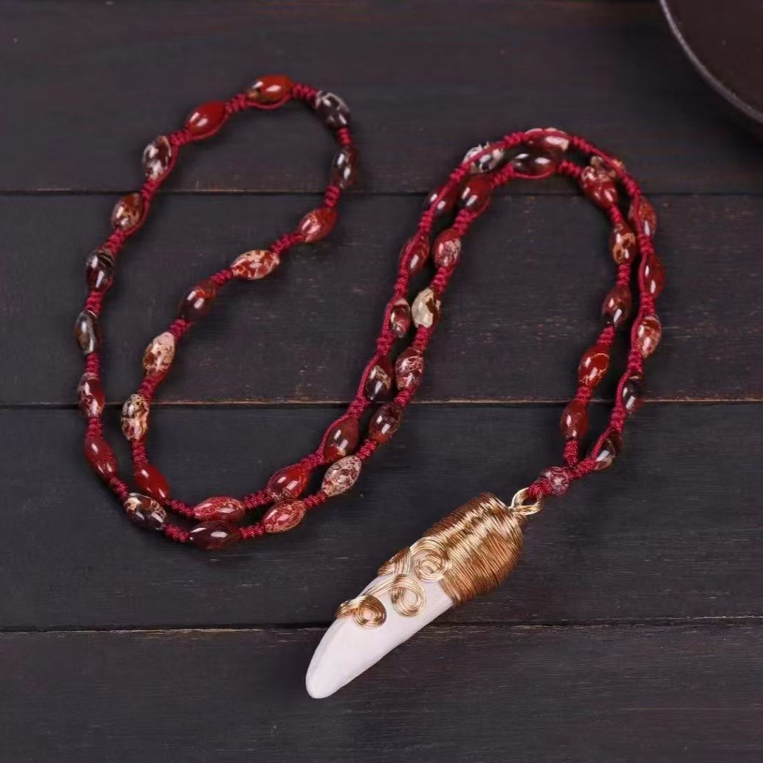 合金项链 定制编织绳铜镀14k手工缠丝