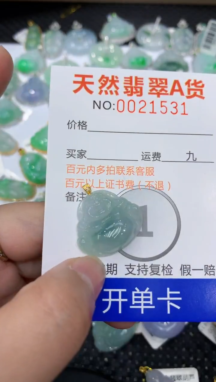 【闪购商品】翡翠颈饰18K金镶嵌111111111111