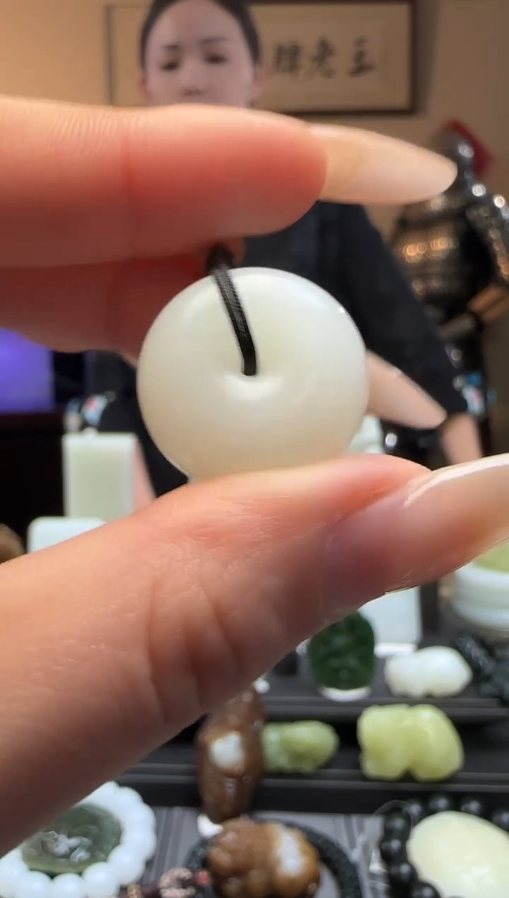 【闪购商品】和田玉平安扣未镶嵌吊坠