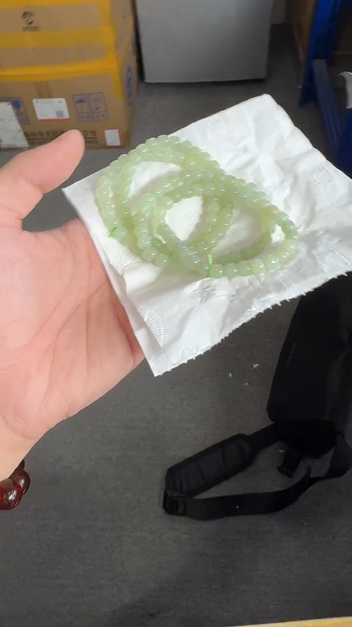 手串未镶嵌和田玉和田玉老型珠手串多样性发其一