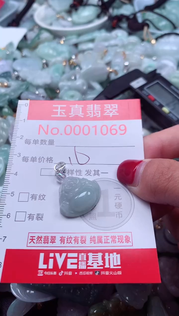 颈饰未镶嵌翡翠1069