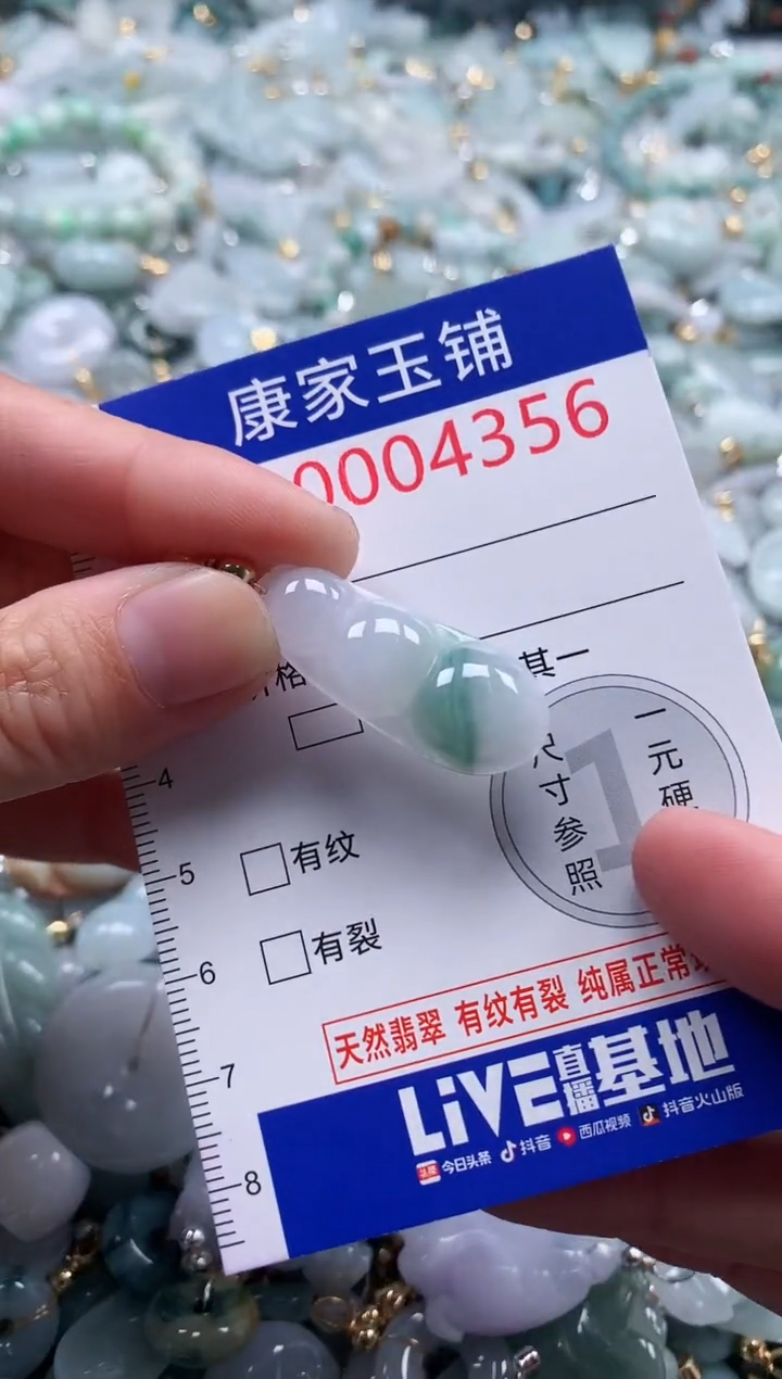 翡翠未镶嵌吊坠(不含链)4356